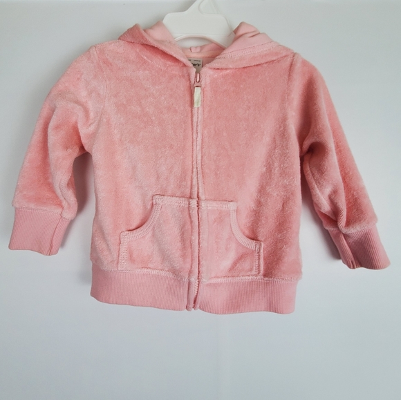 4/$25 SALE 🛍️ Carter's Pink 2-Piece Kitten Hoodie & Pants Set 9M - Picture 4 of 11
